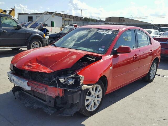 JM1BK32F271684396 - 2007 MAZDA 3 I RED photo 2