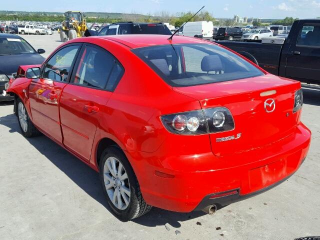 JM1BK32F271684396 - 2007 MAZDA 3 I RED photo 3