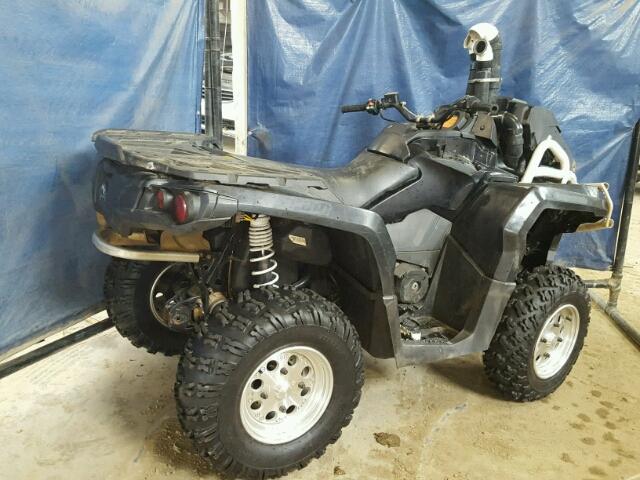 3JBLWAJ20FJ000348 - 2015 CAN-AM OUTLANDER BLACK photo 4