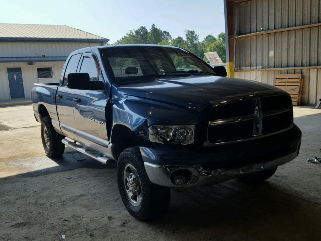 3D7KS28C55G763864 - 2005 DODGE RAM 2500 S BLUE photo 1