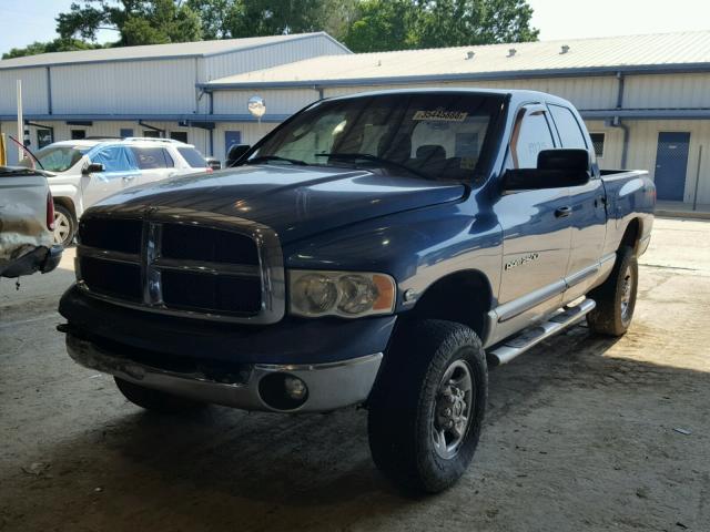 3D7KS28C55G763864 - 2005 DODGE RAM 2500 S Mavi foto 2