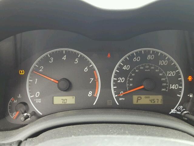 5YFBU4EE6DP154295 - 2013 TOYOTA COROLLA BA SILVER photo 8