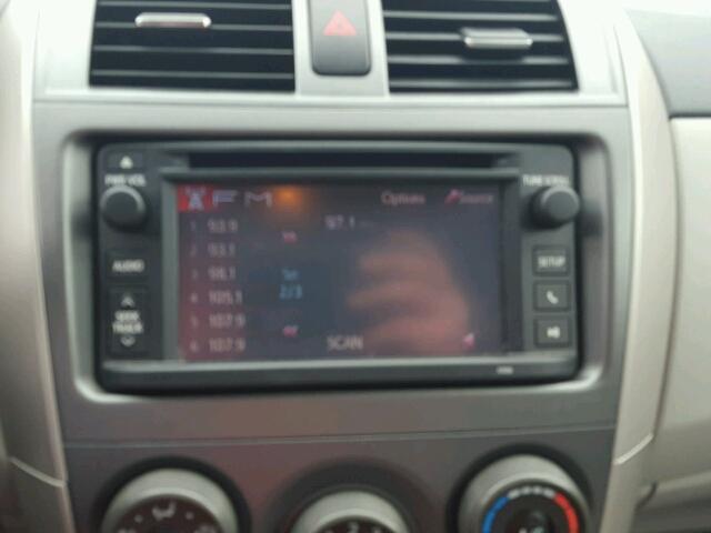 5YFBU4EE6DP154295 - 2013 TOYOTA COROLLA BA SILVER photo 9