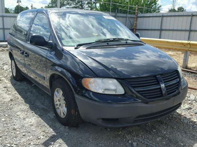 1D4GP25B96B730540 - 2006 DODGE CARAVAN SE BLACK photo 1