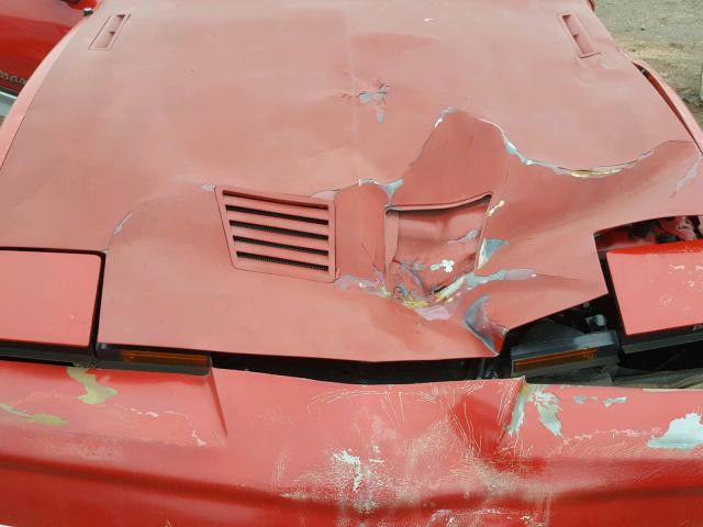 1G2FW87F0GN231046 - 1986 PONTIAC FIREBIRD T RED photo 7