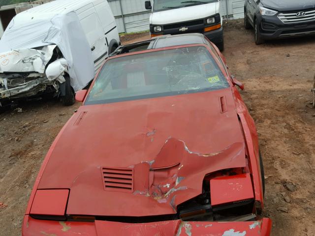 1G2FW87F0GN231046 - 1986 PONTIAC FIREBIRD T RED photo 9