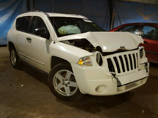 1J4NF1FB4AD623029 - 2010 JEEP COMPASS SP WHITE photo 1