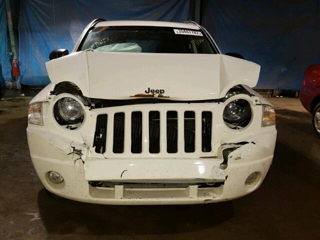 1J4NF1FB4AD623029 - 2010 JEEP COMPASS SP WHITE photo 9