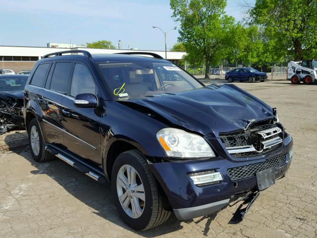 4JGBF71E67A194222 - 2007 MERCEDES-BENZ GL 450 4MA BLUE photo 1