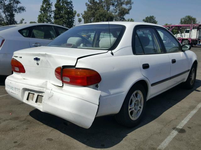 1Y1SK5288YZ421809 - 2000 CHEVROLET GEO PRIZM 白色 照片 4