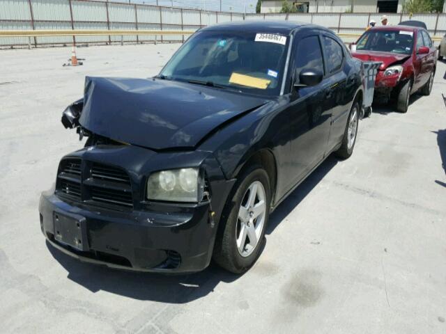 2B3KA43R38H150426 - 2008 DODGE CHARGER BLACK photo 2