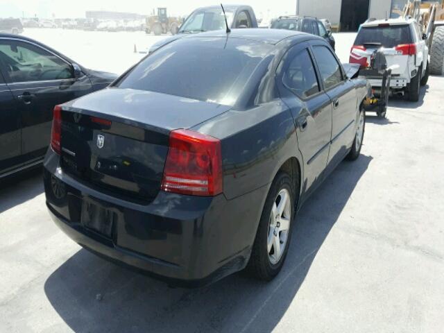 2B3KA43R38H150426 - 2008 DODGE CHARGER BLACK photo 4