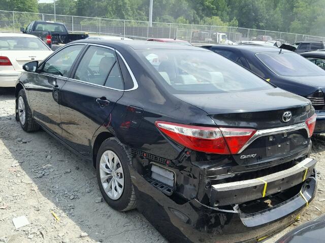 4T4BF1FK2GR560984 - 2016 TOYOTA CAMRY LE BLACK photo 3
