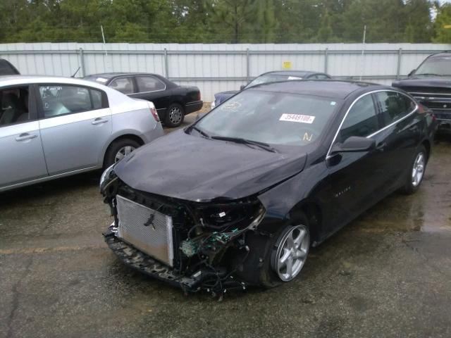 1G1ZB5ST0HF226871 - 2017 CHEVROLET MALIBU LS შავი ფოტო 2