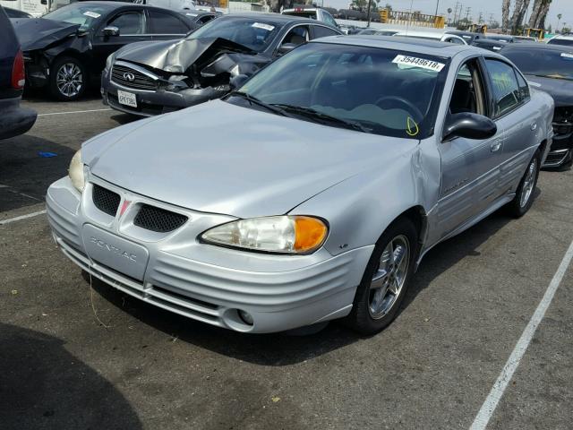 1G2NF52E82M624400 - 2002 PONTIAC GRAND AM S SILVER photo 2