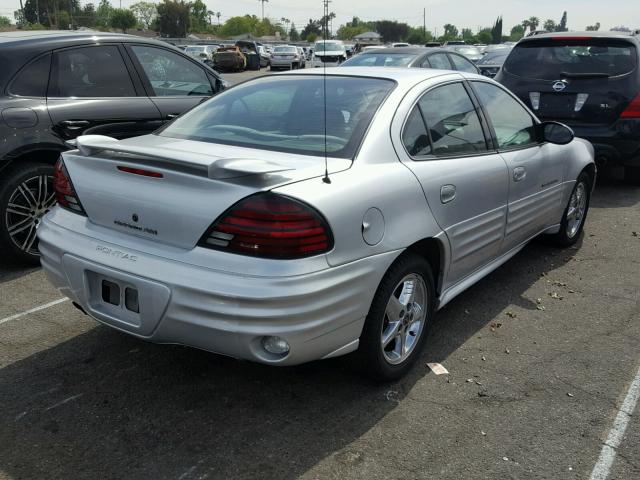 1G2NF52E82M624400 - 2002 PONTIAC GRAND AM S SILVER photo 4