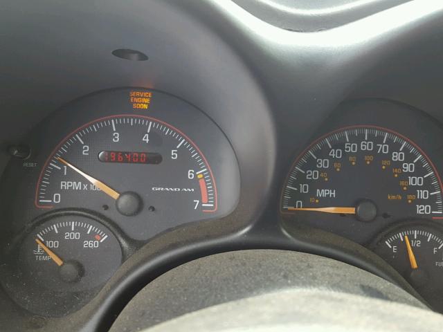 1G2NF52E82M624400 - 2002 PONTIAC GRAND AM S SILVER photo 8