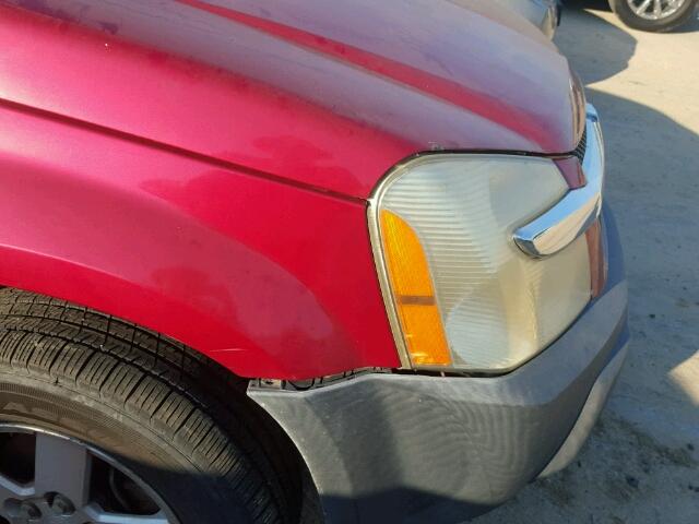 2CNDL13F256070043 - 2005 CHEVROLET EQUINOX LS BURGUNDY photo 9