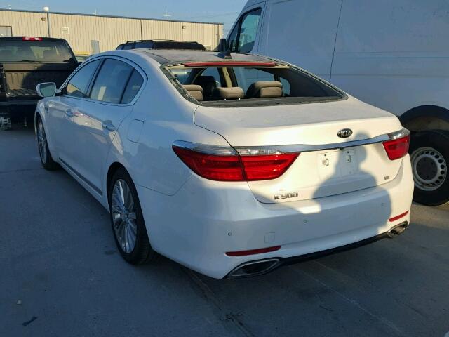 KNALW4D46H6034949 - 2017 KIA K900 WHITE photo 3