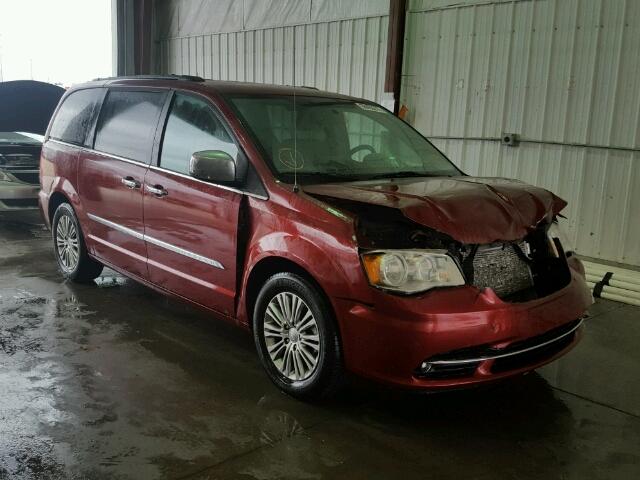 2C4RC1CGXDR509778 - 2013 CHRYSLER TOWN & COU RED photo 1