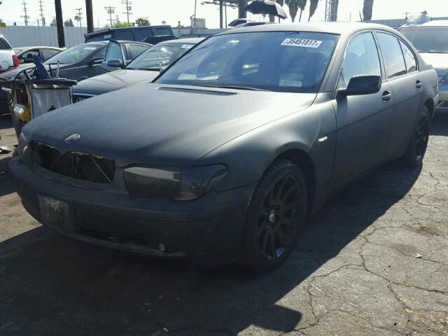 WBAGL63412DP59708 - 2002 BMW 745 I BLACK photo 2