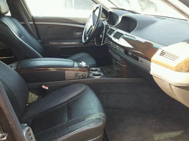 WBAGL63412DP59708 - 2002 BMW 745 I BLACK photo 5