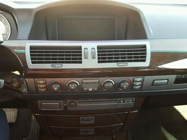 WBAGL63412DP59708 - 2002 BMW 745 I BLACK photo 9