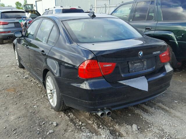 WBAPK7C53BA818616 - 2011 BMW 328 XI BLACK photo 3