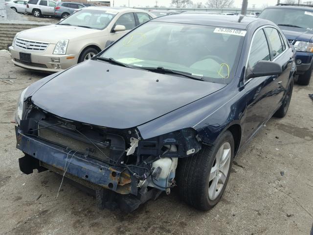 1G1ZB5E17BF185706 - 2011 CHEVROLET MALIBU LS BLUE photo 2