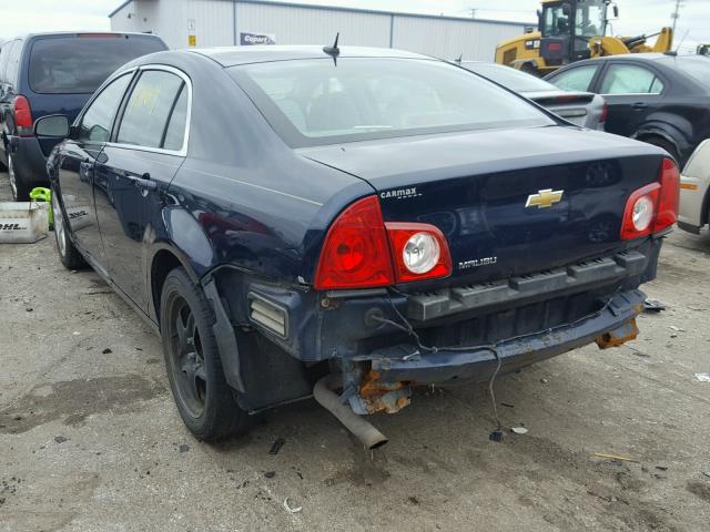 1G1ZB5E17BF185706 - 2011 CHEVROLET MALIBU LS BLUE photo 3
