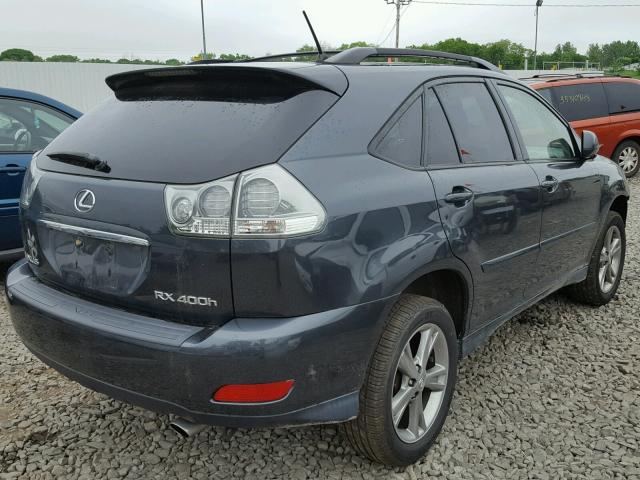 JTJHW31U160003158 - 2006 LEXUS RX 400 GRAY photo 4