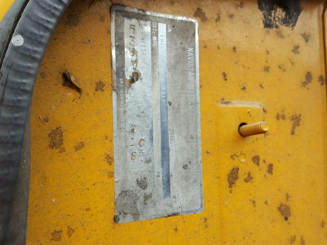 1HVLNHGLXHH487311 - 1987 INTERNATIONAL S-SERIES 1 黄色 照片 10