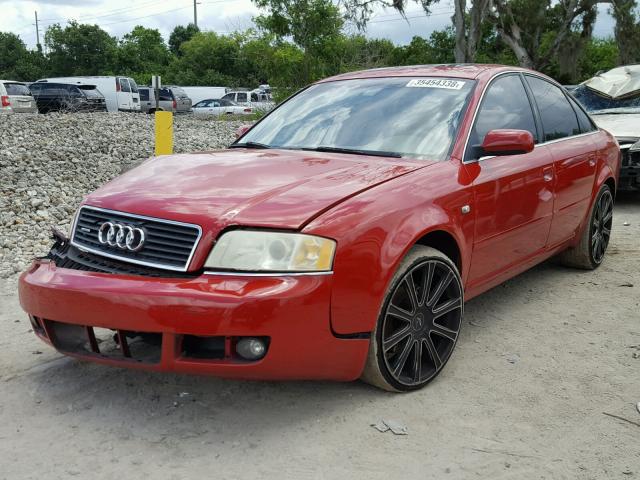 WAULD64B72N114368 - 2002 AUDI A6 2.7T QU RED photo 2