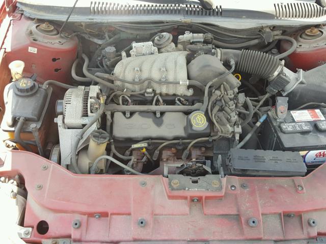 1MEFM50U9XA610755 - 1999 MERCURY SABLE GS RED photo 7