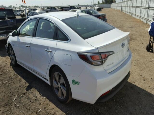 KMHE14L29HA049268 - 2017 HYUNDAI SONATA PLU WHITE photo 3