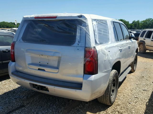 1GNLCDEC3HR363258 - 2017 CHEVROLET TAHOE POLI SILVER photo 4