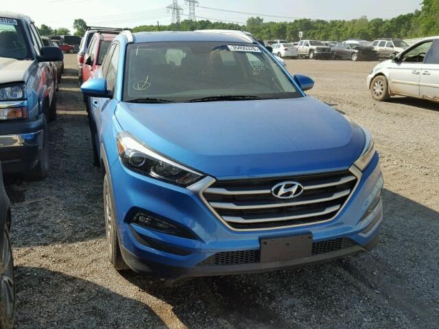 KM8J33A42HU465443 - 2017 HYUNDAI TUCSON LIM BLUE photo 1