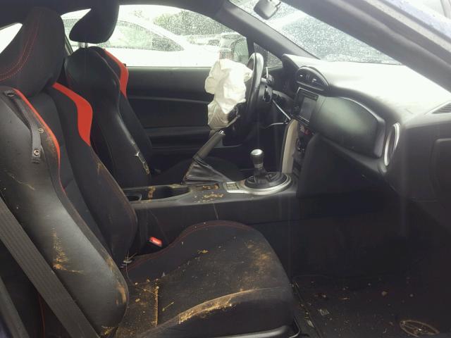 JF1ZNAA15D2726880 - 2013 TOYOTA SCION FR-S BLUE photo 5