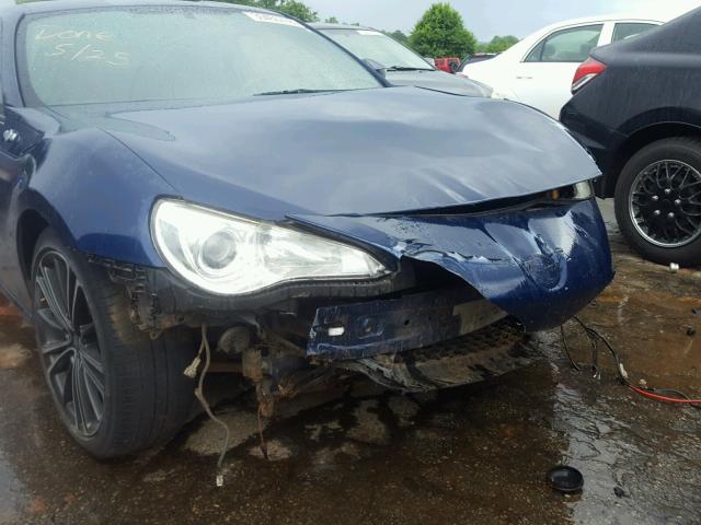 JF1ZNAA15D2726880 - 2013 TOYOTA SCION FR-S BLUE photo 9