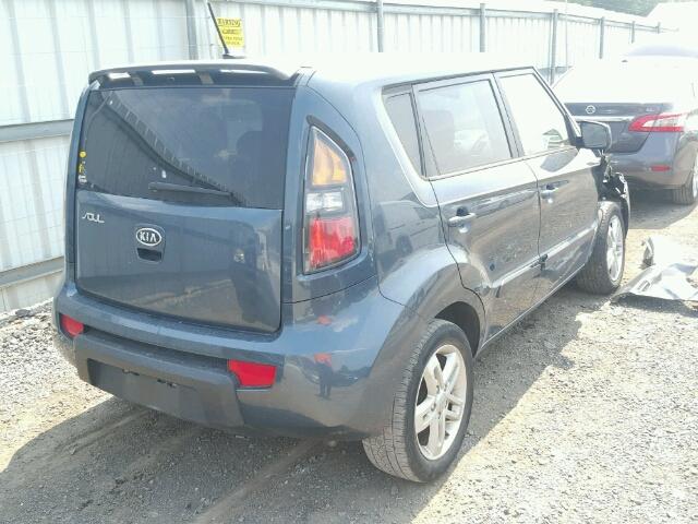 KNDJT2A2XB7256521 - 2011 KIA SOUL CHARCOAL photo 4