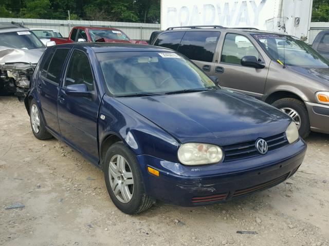 9BWGK61J934010418 - 2003 VOLKSWAGEN GOLF GLS BLUE photo 1