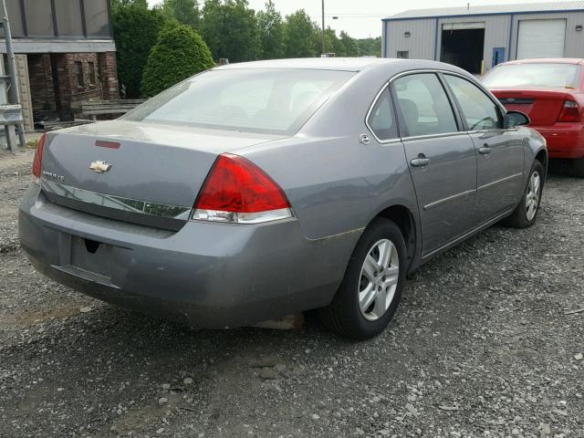 2G1WB55K669217605 - 2006 CHEVROLET IMPALA LS GRAY photo 4