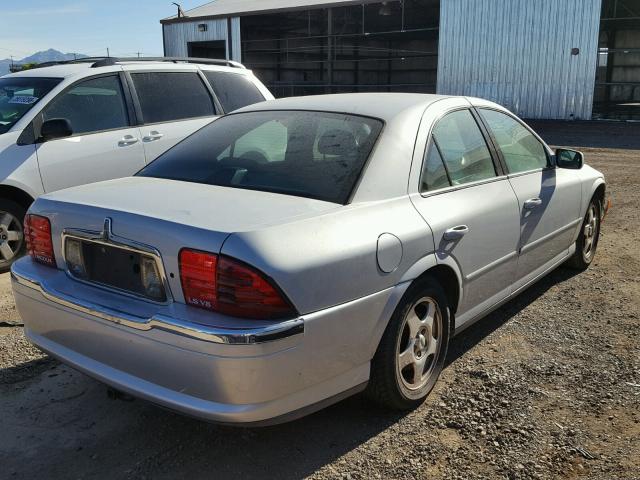 1LNHM87A81Y630643 - 2001 LINCOLN LS SILVER photo 4