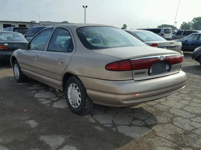 3FAFP6634WM142941 - 1998 FORD CONTOUR LX TAN photo 3