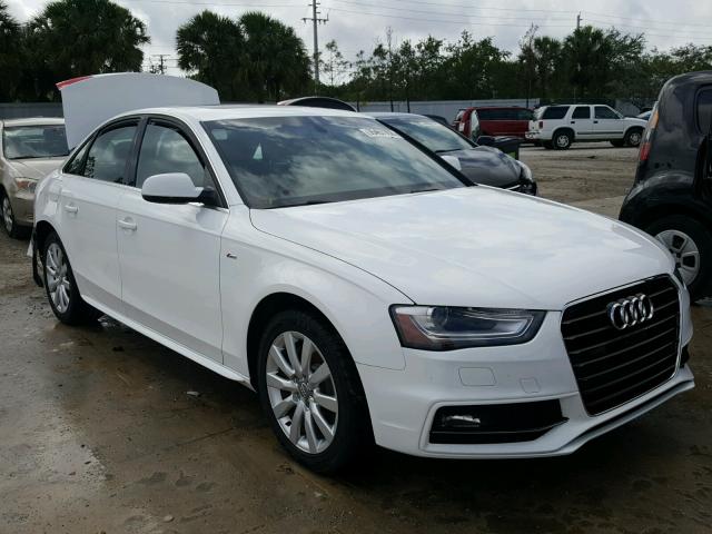 WAUAFAFL2GN005012 - 2016 AUDI A4 PREMIUM WHITE photo 1