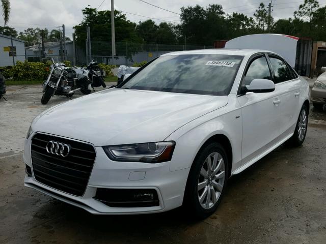 WAUAFAFL2GN005012 - 2016 AUDI A4 PREMIUM WHITE photo 2