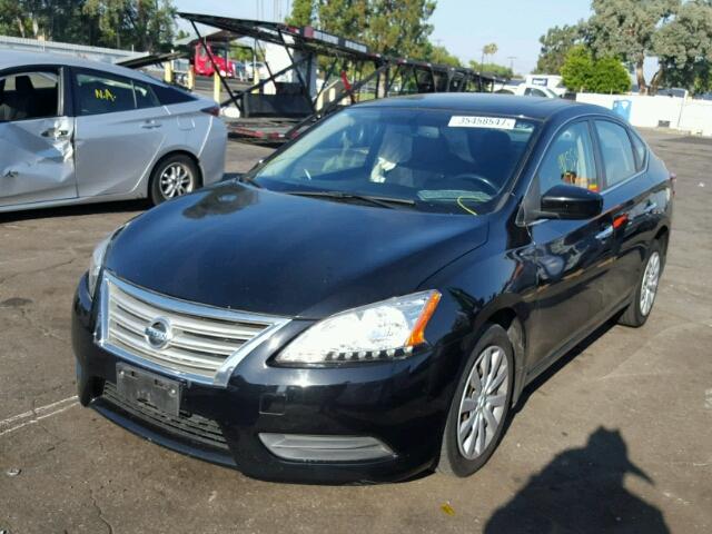 3N1AB7AP0DL656889 - 2013 NISSAN SENTRA BEIGE photo 2