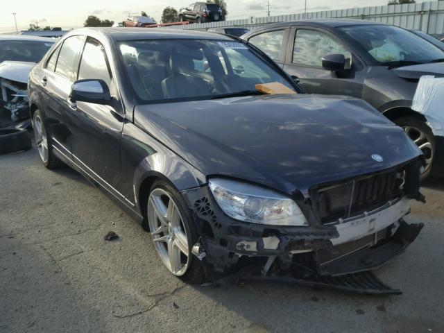 WDDGF56XX9R061255 - 2009 MERCEDES-BENZ C 350 BLUE photo 1