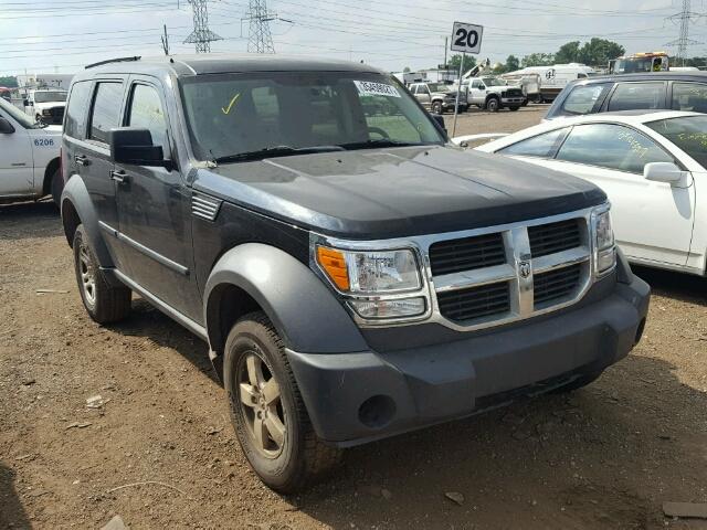 1D8GU28K77W565214 - 2007 DODGE NITRO SXT BLACK photo 1