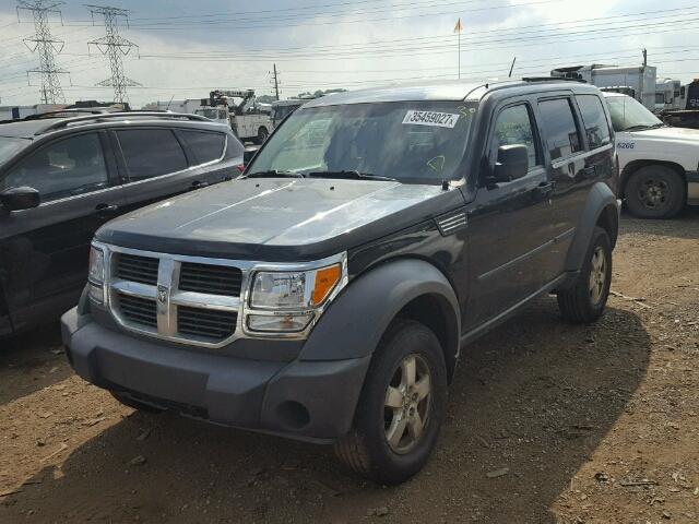 1D8GU28K77W565214 - 2007 DODGE NITRO SXT BLACK photo 2